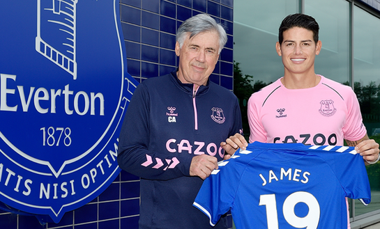 James Rodriguez (credit Everton twitter) James Rodriguez (credit Everton twitter)
