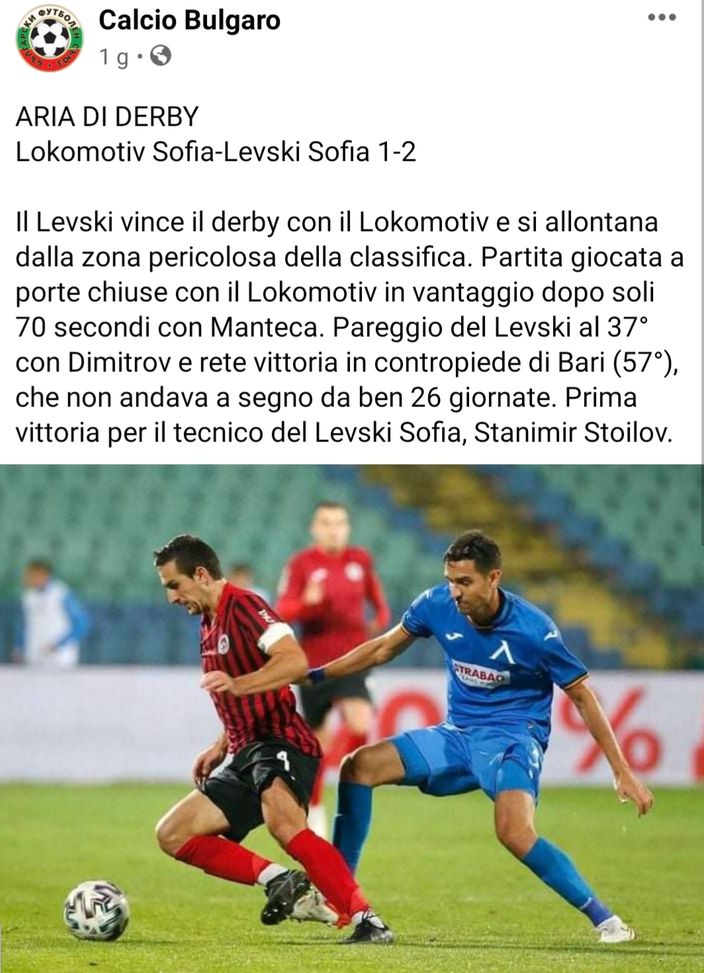 Levski, parato il rigore decisivo e successo nel derby di Sofia: prima vittoria del nuovo tecnico- immagine 2