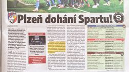 FOTO VN – Da Plzen il giornale scrive: “Crocevia storico per il club!”
