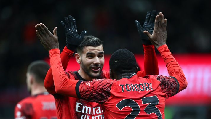 Theo Hernández Tomori AC Milan Milan-Frosinone 3-1 Serie A 2023-2024