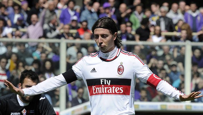 Riccardo Montolivo in Fiorentina-Milan 2-2, aprile 2013 Riccardo Montolivo in Fiorentina-Milan 2-2, aprile 2013