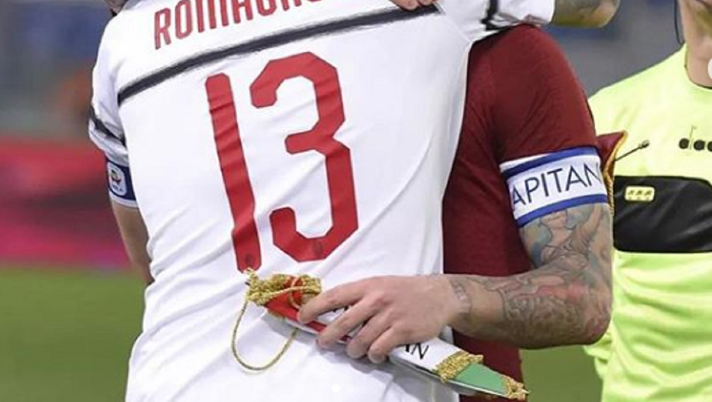 Alessio Romagnoli e Daniele De Rossi, foto Instagram Alessio Romagnoli 