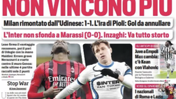 Prima Pagina, Corriere dello Sport: “Milan rimontato, l’Inter non sfonda”