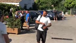 VIDEO RITIRO PALERMO, Santana, Doda, Crivello e Dall’Oglio all’hotel Casena del Colli