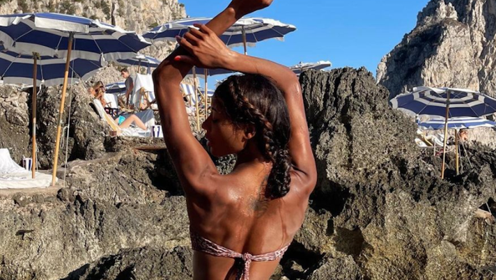 Jazzma Kendrick, che spettacolo! Lato B super hot per l&#8217;ex lady Vieri 