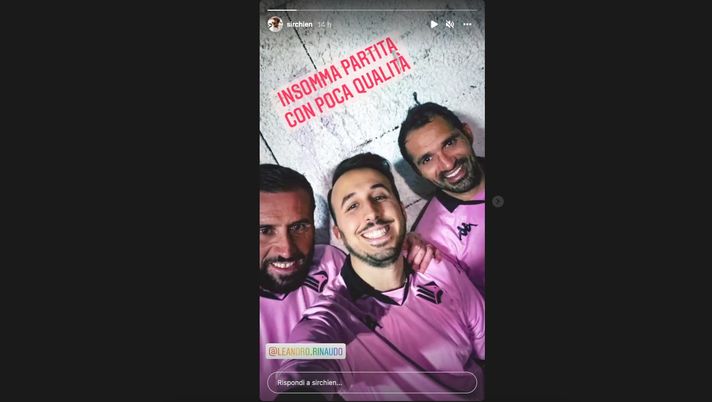 Palermo, il “ritorno” di Santana: l’argentino in campo con Rinaudo 