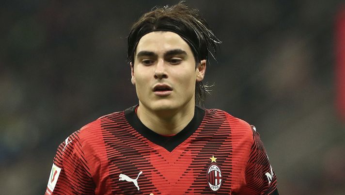 Luka Romero AC Milan Milan-Cagliari 4-1 Coppa Italia 2023-2024