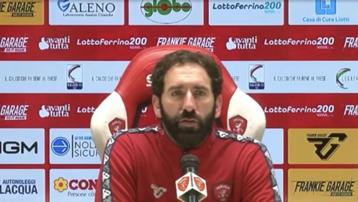 Perugia, Caserta dopo il pareggio a Fermo: &#8220;Espulsione eccessiva, crediamo ancora nel primo posto&#8221;