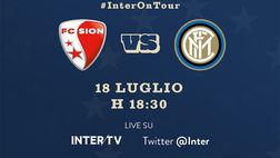 Ecco la seconda amichevole: tutte le indicazioni per seguire Sion-Inter