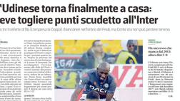 Messaggero veneto: L’Udinese torna finalmente a casa