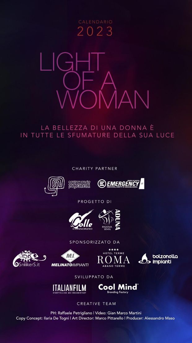 Il Colle Consorzio Aduna, ecco il calendario “Light of a Woman”- immagine 2