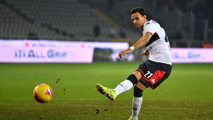 TURIN, ITALY - JANUARY 09:  Ivan Radovanovic of Genoa CFC misses a penalty during the Coppa Italia match between Torino FC and Genoa CFC at Stadio Olimpico Grande Torino on January 9, 2020 in Turin, Italy.  (Photo by Valerio Pennicino/Getty Images) 