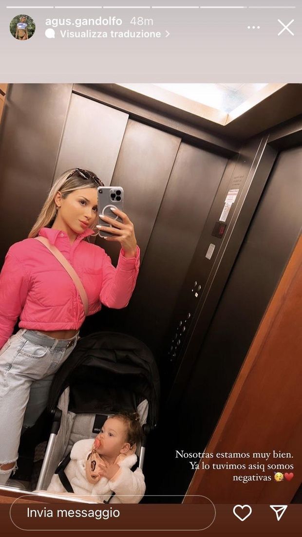 Lautaro positivo al Covid, la fidanzata: “Io e Nina stiamo bene, negative perché…”- immagine 2