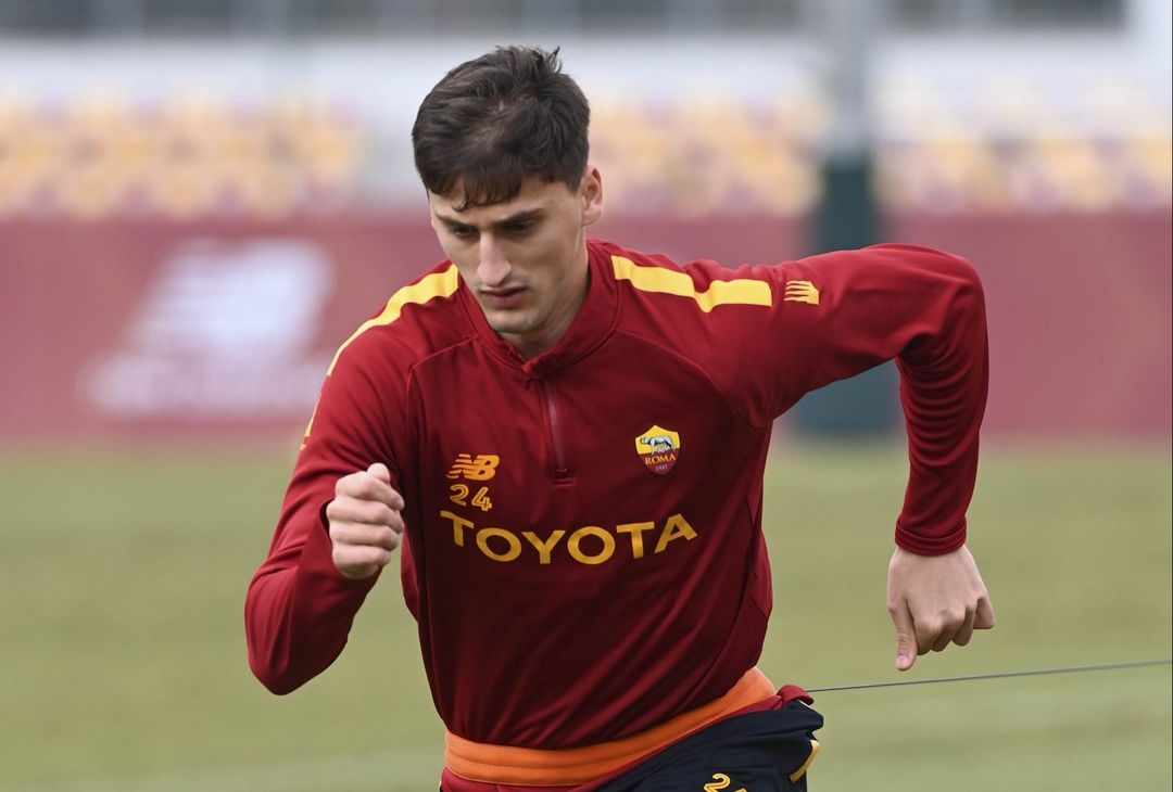 Roma, Pellegrini si allena in gruppo. Dybala a parte – FOTO GALLERY - immagine 12