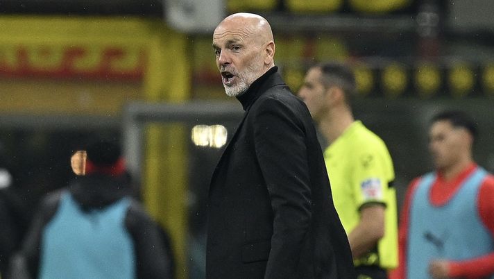 Stefano Pioli AC Milan Milan-Atalanta 1-1 Serie A 2023-2024