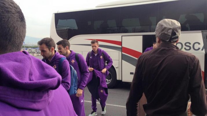 VIDEO&FOTO VN: Fiorentina a Peretola prima del volo per la Polonia - immagine 1