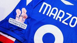 Sampdoria, l’iniziativa per la Festa della Donna: patch speciale sulla maglia