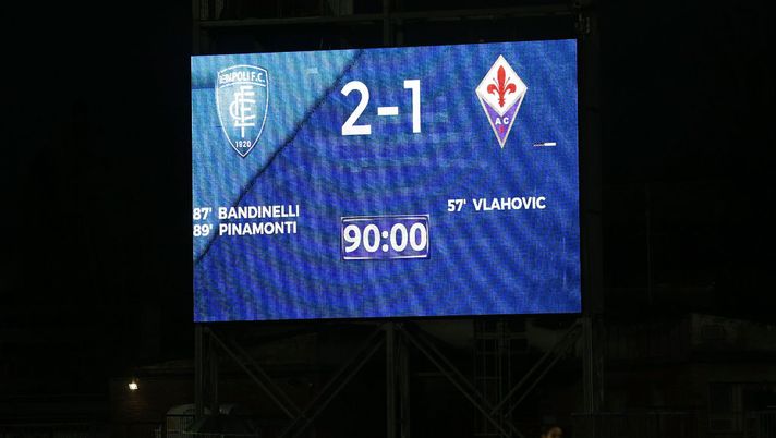 EMPOLI, ITALY - NOVEMBER 27: General view during the Serie A match between Empoli FC and ACF Fiorentina at Stadio Carlo Castellani on November 27, 2021 in Empoli, Italy. (Photo by Gabriele Maltinti/Getty Images) Fiorentina, necessario rivedere la tenuta fisica e mentale - immagine 1