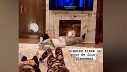 VIDEO/ Pigiama, camino e Harry Potter: Messi si rilassa così