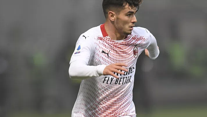 Brahim Díaz (attaccante AC Milan), qui durante Sassuolo-Milan 1-2 (Serie A 2020-2021) | Milan News (Getty Images)