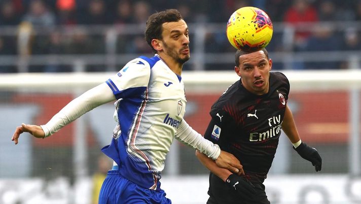 Ismaël Bennacer durante Milan-Sampdoria (credits: GETTY Images) 
