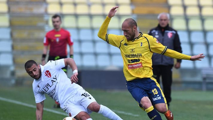 Luppi in azione contro il Padova (foto Davide Fiocchi) 