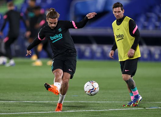 Griezmann Messi (getty images) Griezmann Messi (getty images)