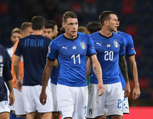  Belotti, in una delle sue ultime apparizioni con la maglia azzurra 