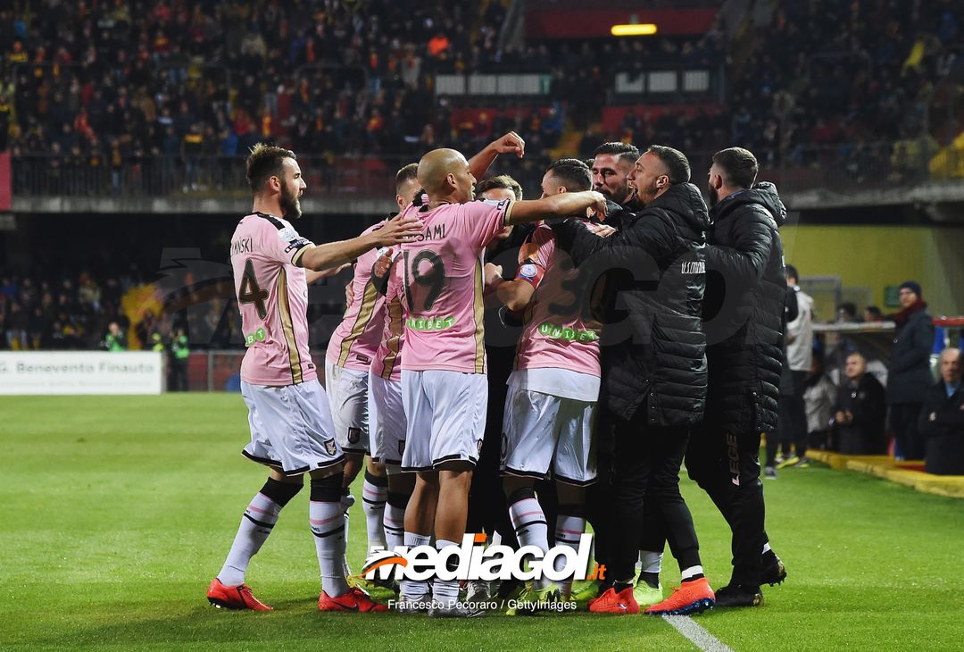  during the Serie B match between Benevento and Carpi FC at Stadio Ciro Vigorito on April 14, 2019 in Benevento, Italy. 