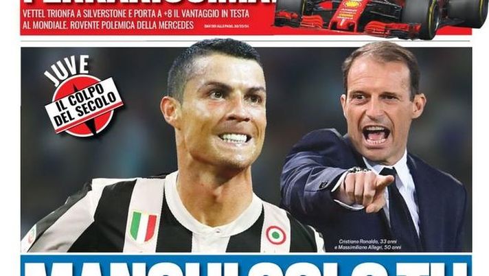 Prima Pagina, Tuttosport: “Manchi solo tu. Ecco Bremer e Meité. Ferrarissima…”  Prima Pagina, Tuttosport: “Manchi solo tu. Ecco Bremer e Meité. Ferrarissima…”
