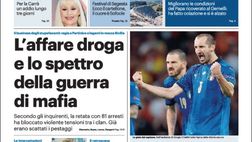 Prima Pagina, Giornale di Sicilia: “Sofferenza e delirio. Gli azzurri in finale”