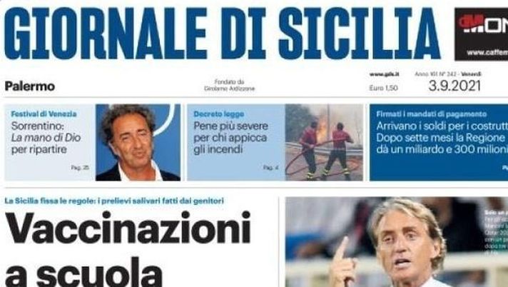 Prima Pagina, Giornale di Sicilia: “Trasferta vietata per i tifosi rosanero”  Prima Pagina, Giornale di Sicilia: “Trasferta vietata per i tifosi rosanero”