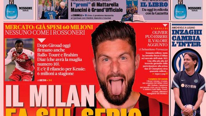BUONGIORNO CITTACELESTE – LE PRIME PAGINE DEI PRINCIPALI QUOTIDIANI SPORTIVI – GUARDA 
