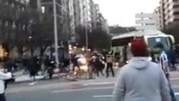 VIDEO/ Scontri tra ultrà prima di Real-Sociedad-Roma