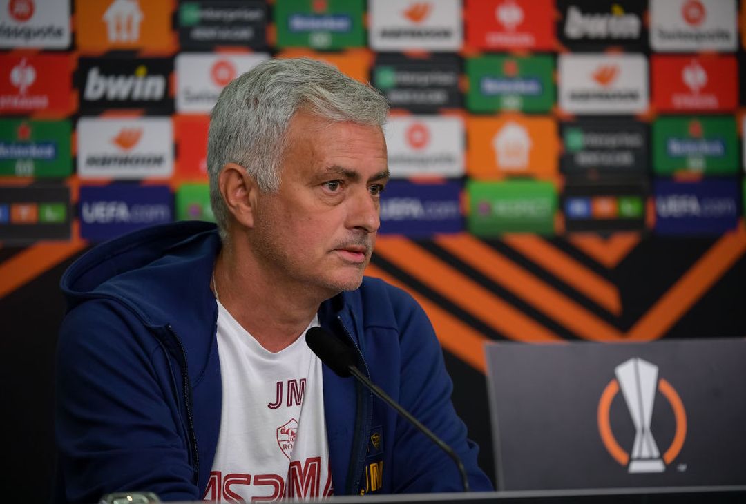 Bayer-Roma, la conferenza stampa di Mourinho e Matic – FOTO GALLERY - immagine 15