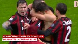 VIDEO Inter-Milan, Gattuso in panchina e Cutrone al… 104′: le immagini dell’ultimo derby di Coppa Italia