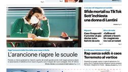 Prima Pagina, Giornale di Sicilia: “Sfide mortali su Tik Tok, sotto inchiesta donna di Lentini”