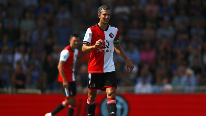 DOETINCHEM, NETHERLANDS - AUGUST 12: Robin van Persie of Feyenoord looks on during the Eredivisie match between De Graafschap and Feyenoord at Stadion De Vijverberg on August 12, 2018 in Doetinchem, Netherlands. (Photo by Dean Mouhtaropoulos/Getty Images) DOETINCHEM, NETHERLANDS - AUGUST 12: Robin van Persie of Feyenoord looks on during the Eredivisie match between De Graafschap and Feyenoord at Stadion De Vijverberg on August 12, 2018 in Doetinchem, Netherlands. (Photo by Dean Mouhtaropoulos/Getty Images)