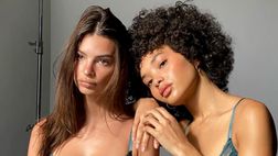 VIDEO / Emily Ratajkowski lancia una nuova lingerie: lo shooting è davvero da urlo