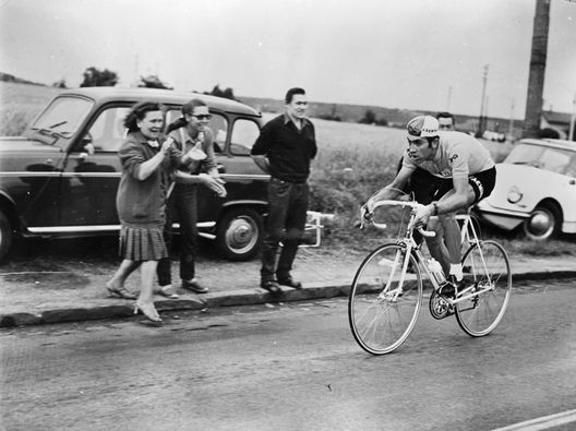 21st July 1970: Belgian cyclist Eddy Merckx on his way to winning the final stage of the Tour de France which led to his overall victory for the second successive year. (Photo by Central Press/Getty Images) 21st July 1970: Belgian cyclist Eddy Merckx on his way to winning the final stage of the Tour de France which led to his overall victory for the second successive year. (Photo by Central Press/Getty Images)