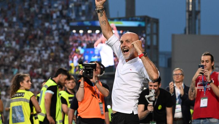 Stefano Pioli (allenatore AC Milan) ha vinto lo Scudetto con i rossoneri | Milan News (Getty Images) Stefano Pioli AC Milan