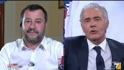 Governo, Giletti-Salvini: scoppia il caos. Ecco cosa è successo in diretta tv
