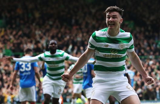 : Kieran Tierney fa gola per il post Alex Sandro. : Kieran Tierney fa gola per il post Alex Sandro.