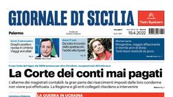 Prima Pagina, Giornale di Sicilia: “Grigliate e rifiuti pure col maltempo. Draghi…”