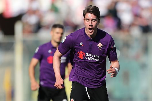 Dusan Vlahovic of ACF Fiorentina Dusan Vlahovic of ACF Fiorentina