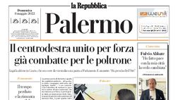 Prima Pagina, La Repubblica-Palermo: “Il centrodestra già combatte per le poltrone”