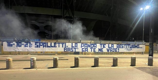 spalletti striscione