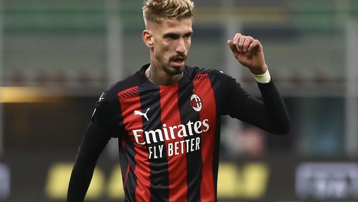 Samu Castillejo (centrocampista AC Milan), qui durante Milan-Udinese 1-1 (Serie A 2020-2021) | News (Getty Images) 