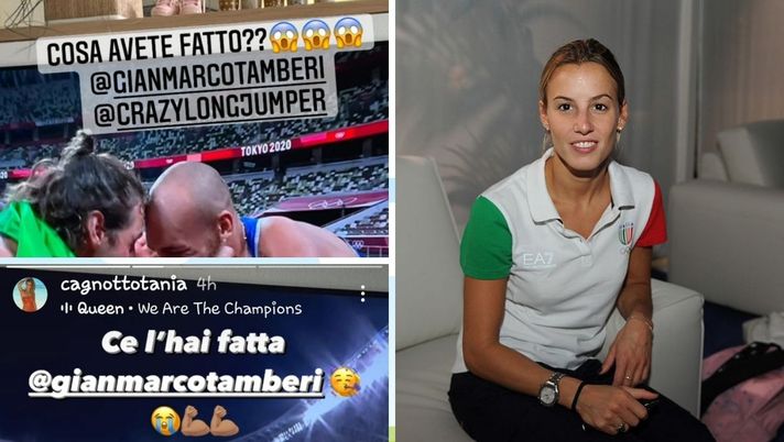 Tania Cagnotto si commuove con Tamberi e Jacobs: “Oggi passerà alla storia”  Tania Cagnotto si commuove con Tamberi e Jacobs: “Oggi passerà alla storia”