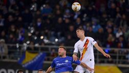 Gent-Roma 1-1 LE PAGELLE: Mkhitaryan, armeno ci prova. Mancini: David sembra Copperfield